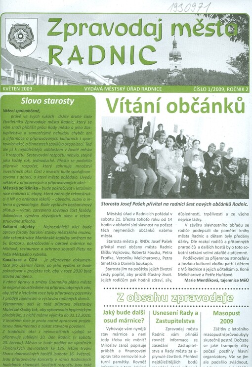 Zpravodaj města Radnic