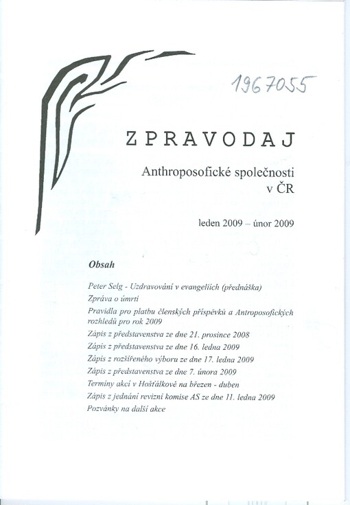 Zpravodaj Anthroposofické společnosti v ČR
