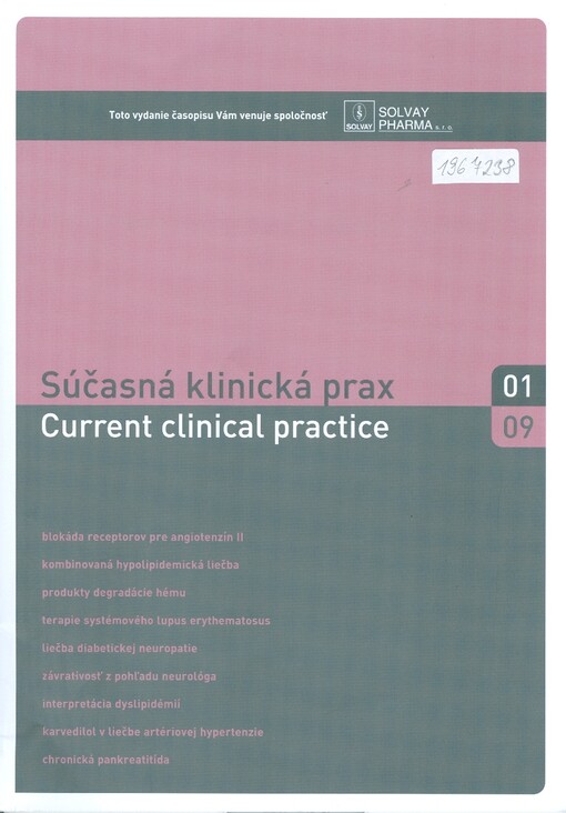 Súčasná klinická prax = Current clinical practice