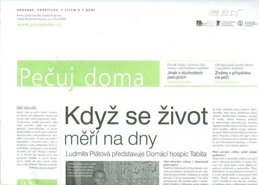Pečuj doma : noviny pro pečující laiky