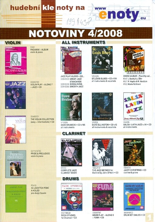 Notoviny : hudební klenoty na www.enoty.eu
