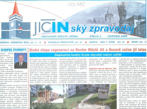 Jičínský zpravodaj : občasník města Jičína
