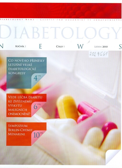 Diabetology news : časopis pro odborníky ve zdravotnictví
