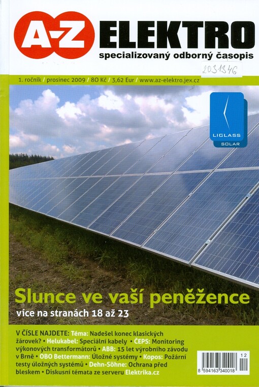 A-Z elektro : specializovaný odborný časopis
