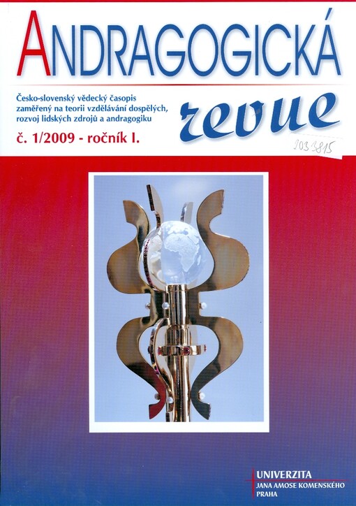 Andragogická revue : česko-slovenský vědecký časopis zaměřený na teorii vzdělávání dospělých, rozvoj lidských zdrojů a andragogiku