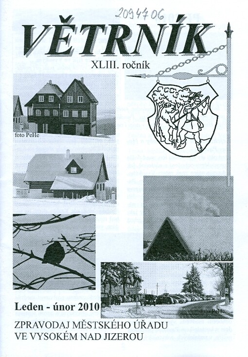 Větrník : zpravodaj Městského úřadu ve Vysokém nad Jizerou