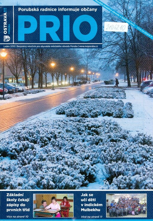 PRIO : porubská radnice informuje občany : bezplatný měsíčník pro obyvatele městského obvodu Poruba