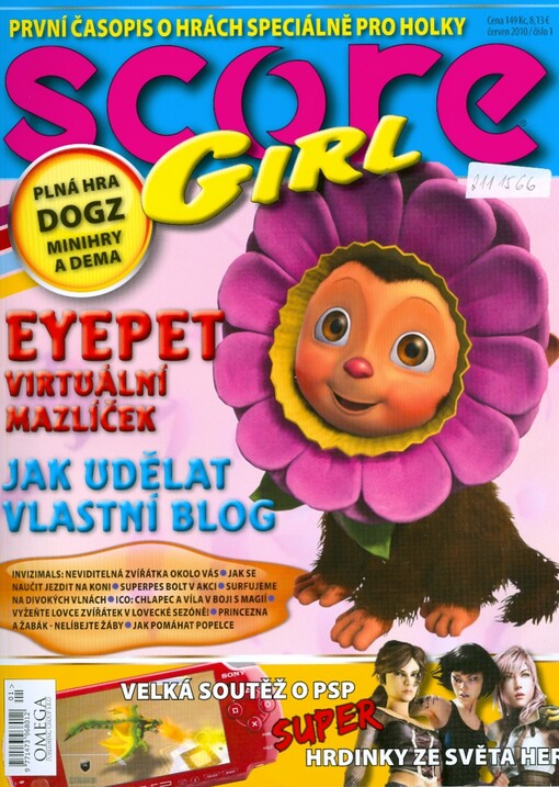 Score girl : první časopis o hrách speciálně pro holky