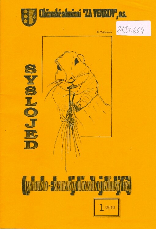 Syslojed : synkovsko-slemenský občasník a jedlinský tiež