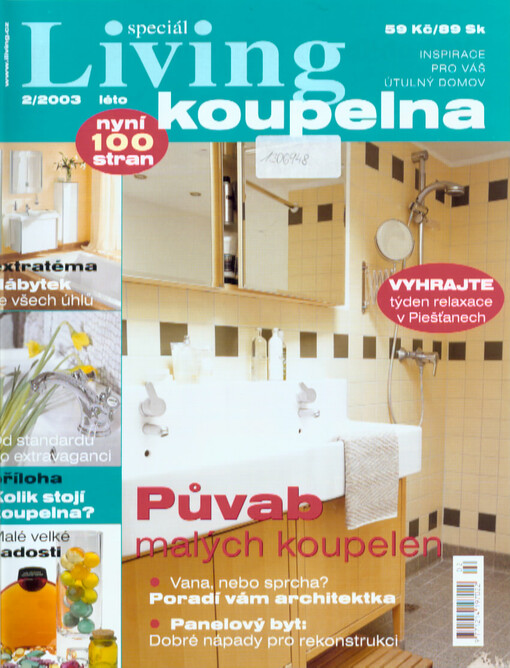Living koupelna : speciál : inspirace pro Váš útulný domov