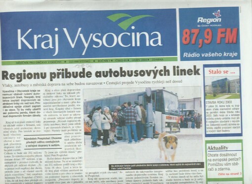 Kraj Vysočina : měsíčník pro občany Vysočiny