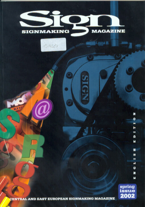 Sign - znamení doby : časopis pro výrobu reklamy