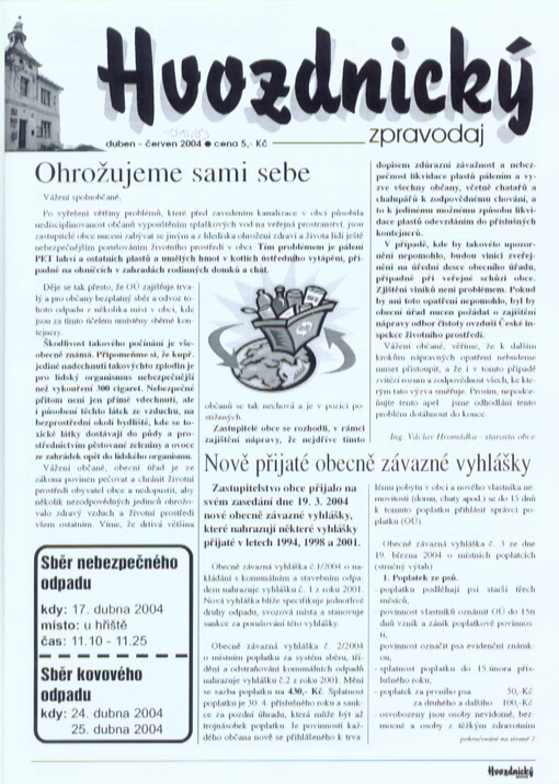 Hvozdnický zpravodaj