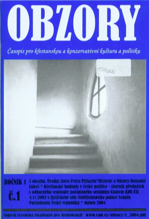 Obzory : časopis pro křesťanskou a konzervativní kulturu a politiku