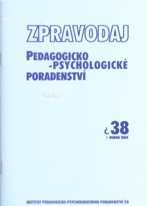 Zpravodaj pedagogicko-psychologické poradenství