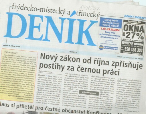 Frýdecko-místecký a třinecký deník