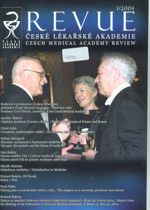 Revue České lékařské akademie : Revue Czech Medical Academy Review