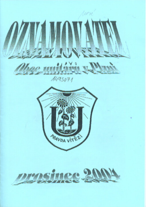 Oznamovatel Obce unitářů v Plzni