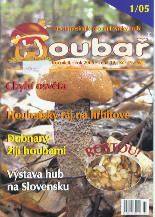 Houbař : dvouměsíčník pro milovníky hub