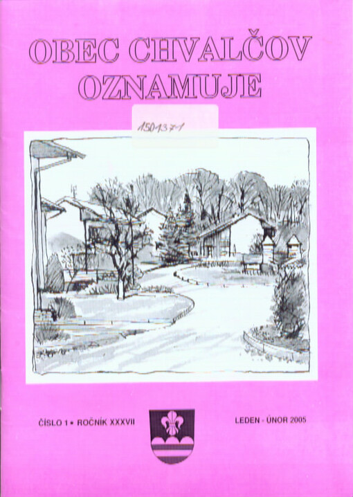 Obec Chvalčov oznamuje