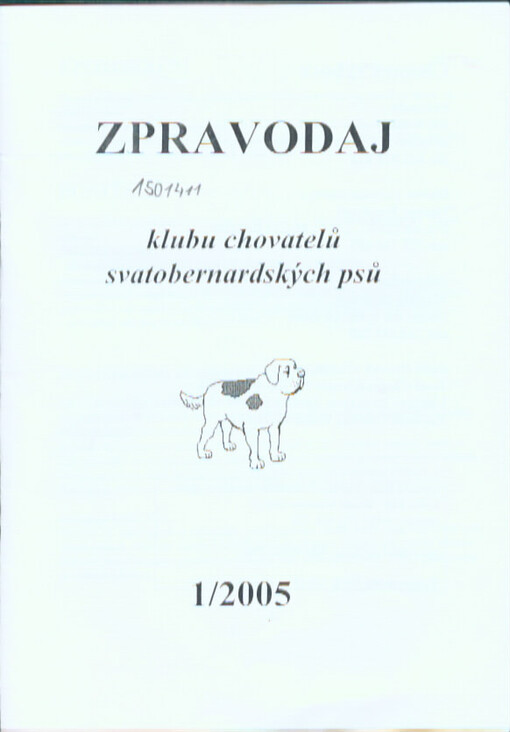 Zpravodaj Klubu chovatelů svatobernardských psů