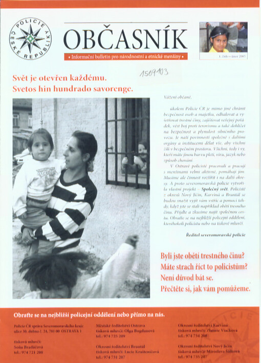 Občasník : informační bulletin pro národnostní a etnické menšiny