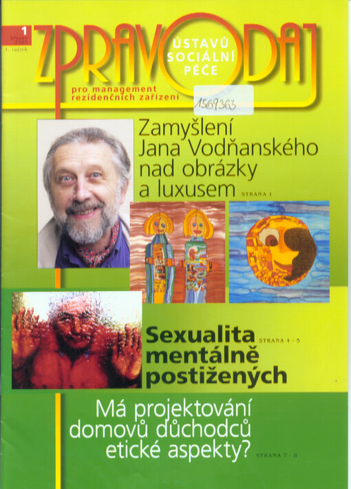 Zpravodaj ústavů sociální péče : pro management rezidenčních zařízení