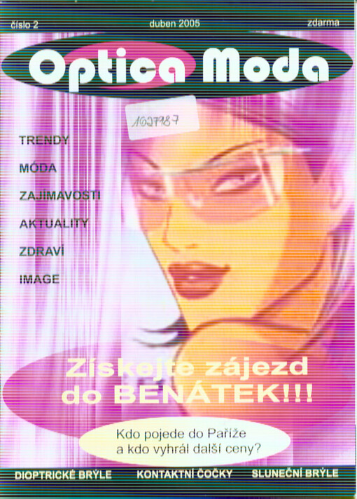 Optica moda : dioptrické brýle - kontaktní čočky - sluneční brýle