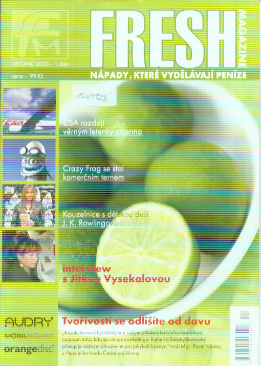 FRESH magazine : nápady, které vydělávají peníze