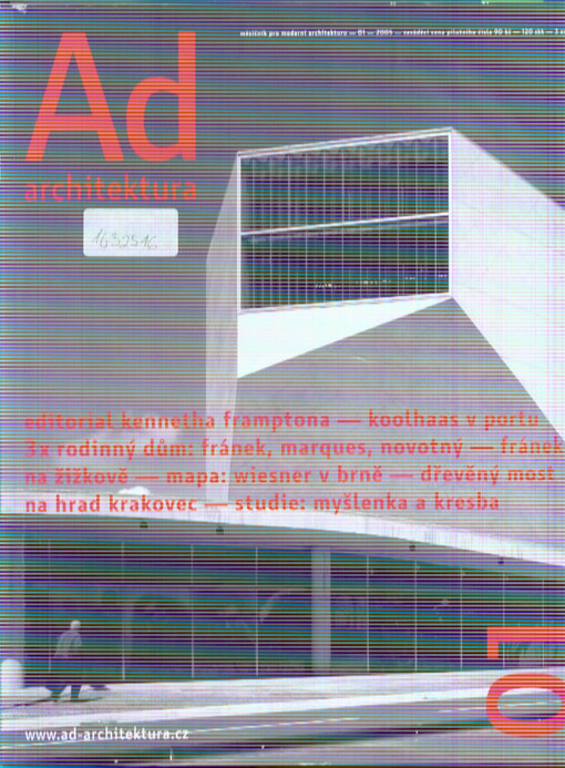 Ad architektura : měsíčník pro moderní architekturu