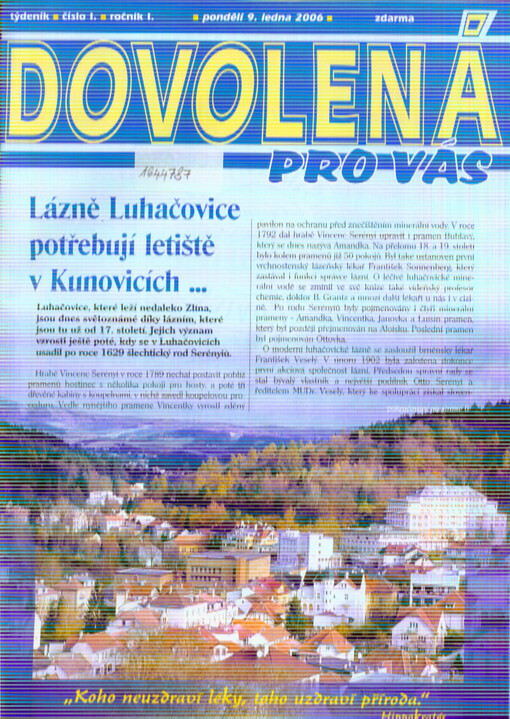 Dovolená pro Vás : týdeník