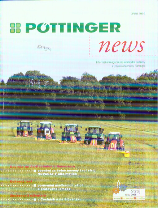 Pöttinger news : informační magazín pro obchodní partnery a uživatele techniky Pöttinger
