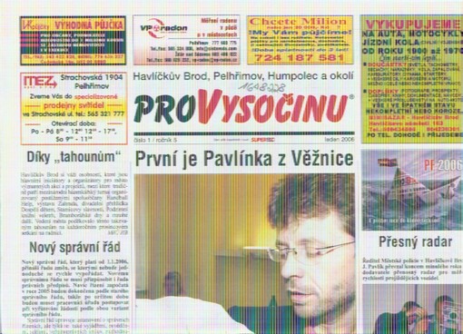 Pro Vysočinu : Havlíčkův Brod, Pelhřimov, Humpolec a okolí