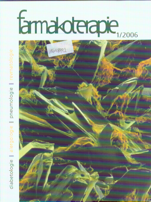 Farmakoterapie : diabetologie - alergologie - pneumologie - revmatologie