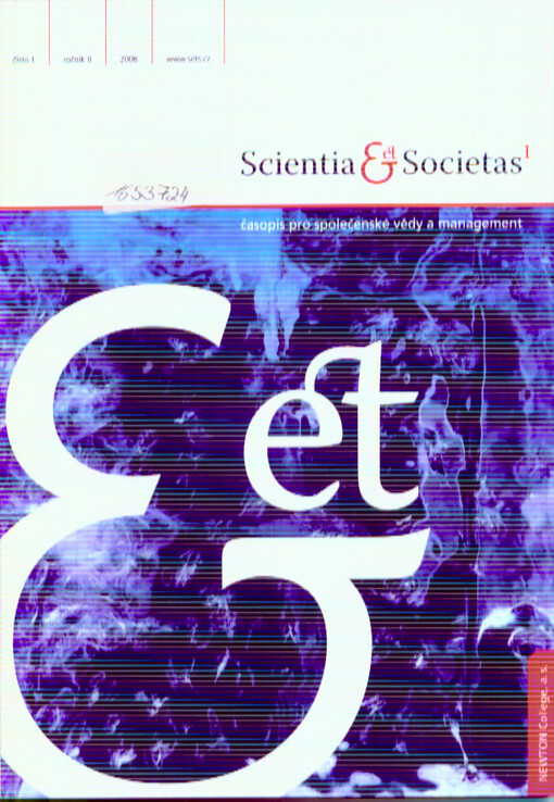 Scientia et societas : časopis pro společenské vědy a management