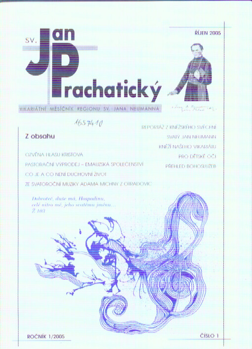 Sv. Jan Prachatický : vikariátní měsíčník regionu sv. Jana Neumana
