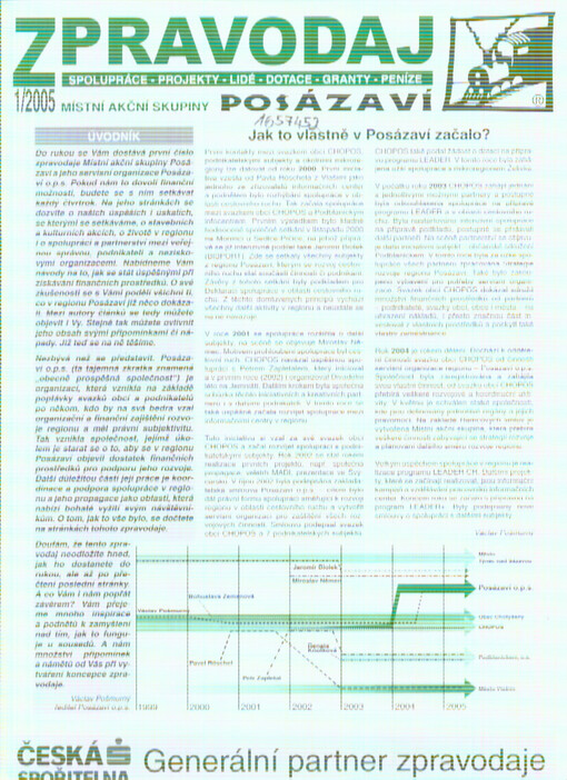 Zpravodaj Posázaví : spolupráce, projekty, lidé, dotace, granty, peníze