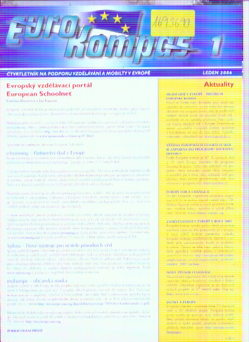 Eurokompas : čtvrtletník o evropských vzdělávacích programech