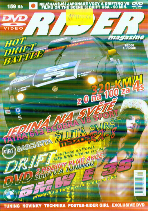 Rider magazine : tuning - novinky - technika - poster-rider girls - exclusive DVD