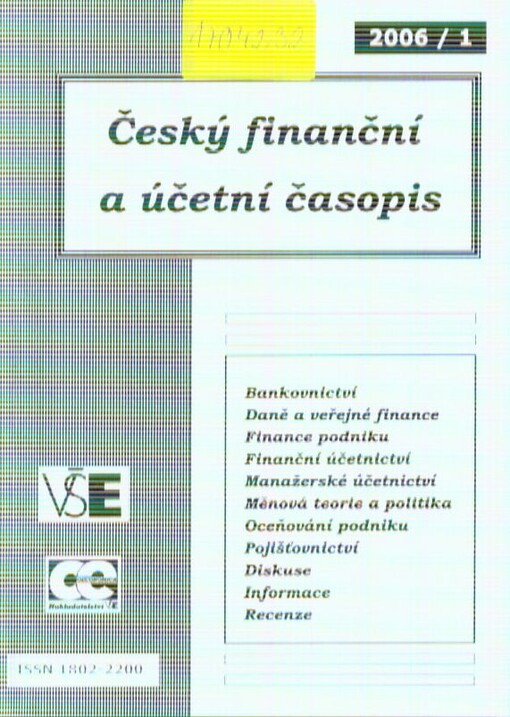 Český finanční a účetní časopis