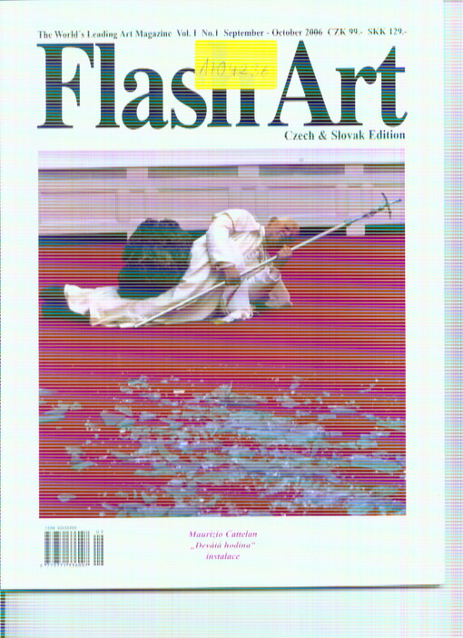 Flash art : the world´s leading art magazine : Czech & Slovak edition