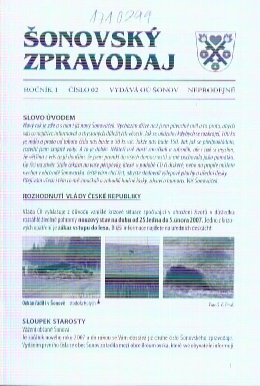 Šonovský zpravodaj