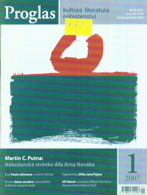 Proglas : kultura - literatura - náboženství