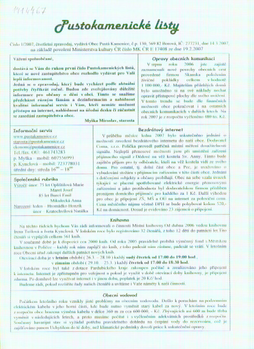 Pustokamenické listy