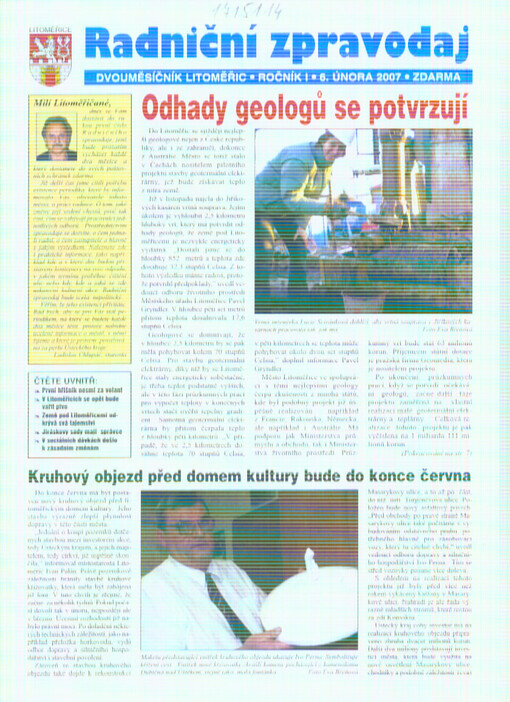 Radniční zpravodaj : dvouměsíčník Litoměřic