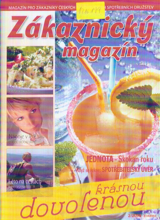 Zákaznický magazín : magazín pro zákazníky českých a moravských spotřebních družstev