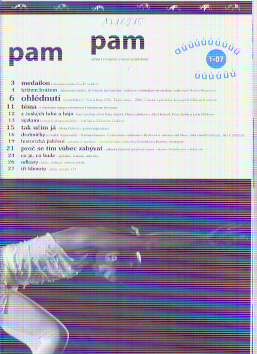 Pam pam : vážně i nevážně o tanci scénickém