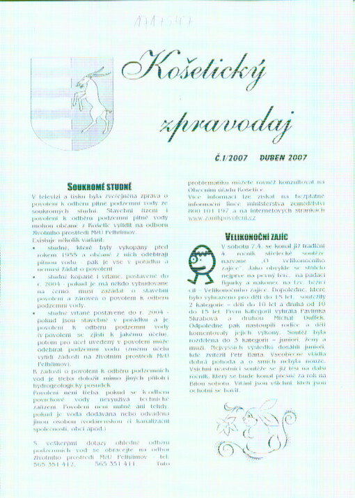 Košetický zpravodaj