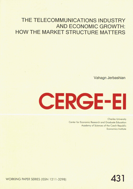 The telecommunications industry and economic growth: how the market structure matters