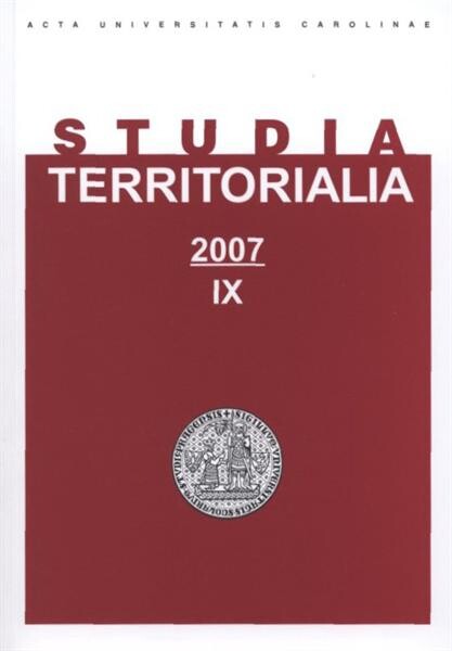 Acta Universitatis Carolinae. Studia territorialia